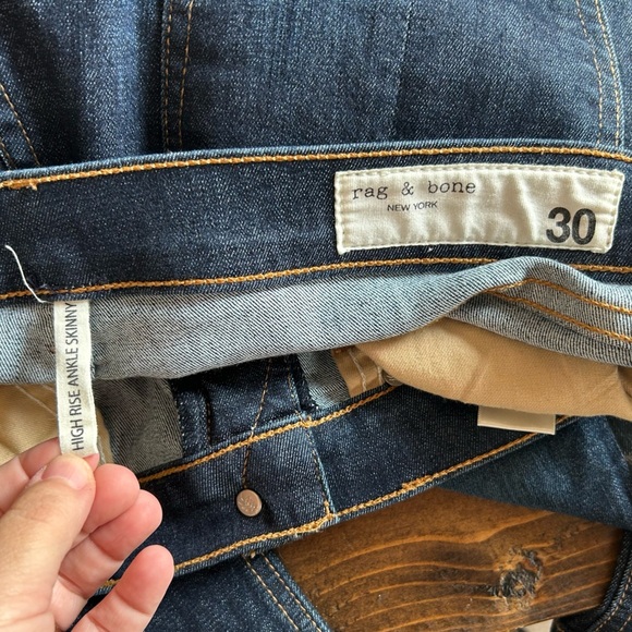 rag & bone Mad River Tuxedo Skinny Ankle Jeans - Picture 5 of 9